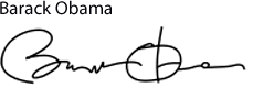 Handtekening Obama